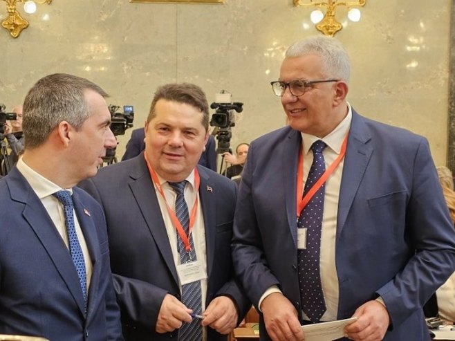 Стевандић са Орлићем и Мандићем (Уступљена фотографија )