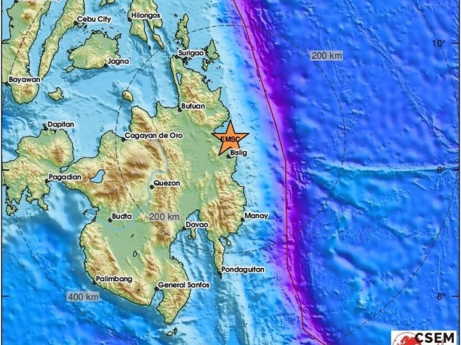 Још четири јака земљотреса погодила Филипине