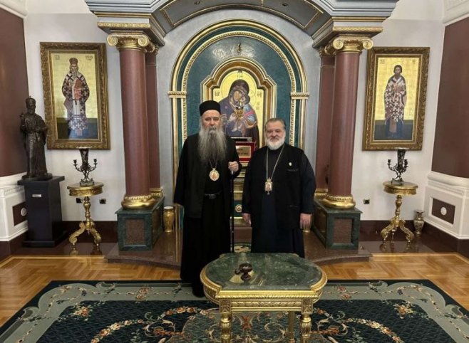 Епископ зворничко-тузлански Фотије и епископ кузњецки и никољски Назарије Епископ зворничко-тузлански Фотије и епископ кузњецки и никољски Назарије - Фото: СРНА