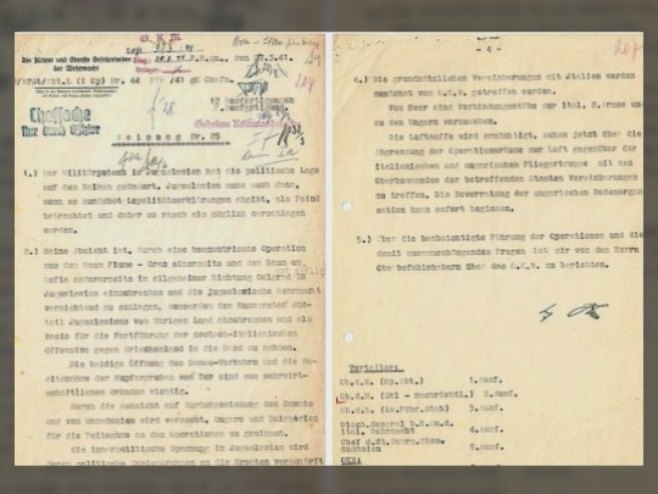 Злогласна Хитлерова Директива о нападу на Југославију ускоро у власништву Србије (ВИДЕО)