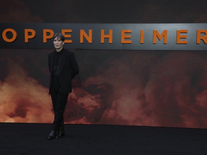 Килијан Марфи као Опенхајмер (Фото: EPA-EFE/ANDY RAIN) - 