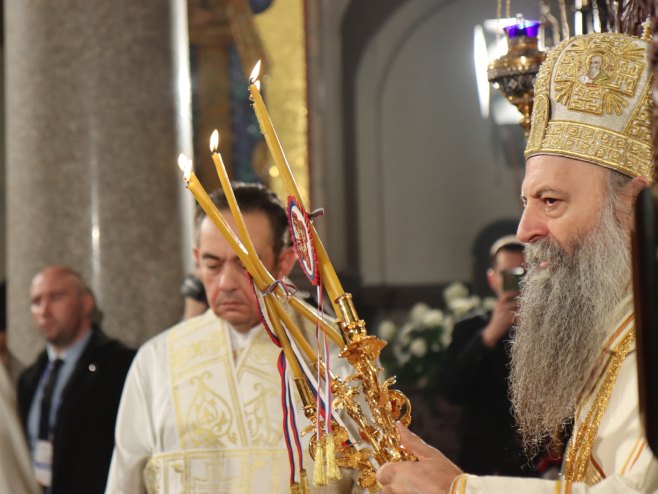 Патријарх Порфирије служи литургију у Бањалуци - Фото: predsjednikrs.rs/Borislav Zdrinja