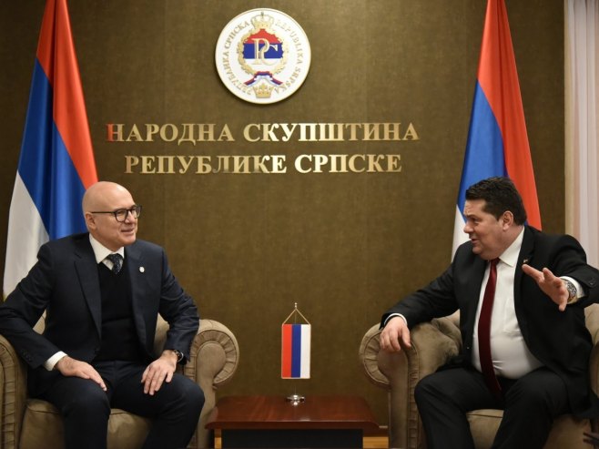 Састанак Стевандића и Вучевића Састанак Стевандића и Вучевића - Фото: Уступљена фотографија