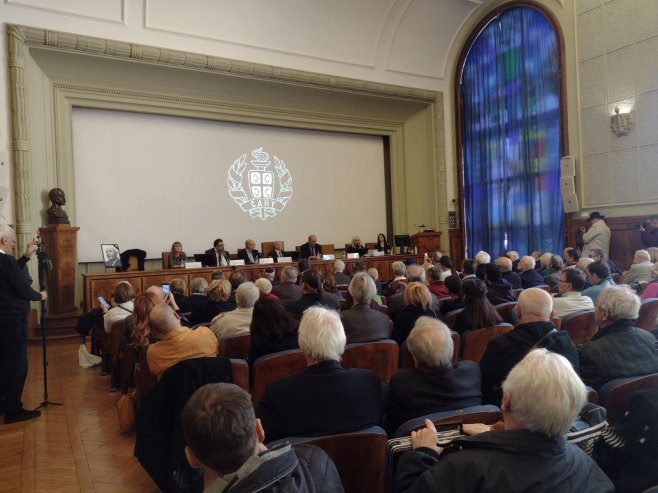 Комеморативни скуп у САНУ поводом смрти академика Живановића Комеморативни скуп у САНУ поводом смрти академика Живановића - Фото: СРНА