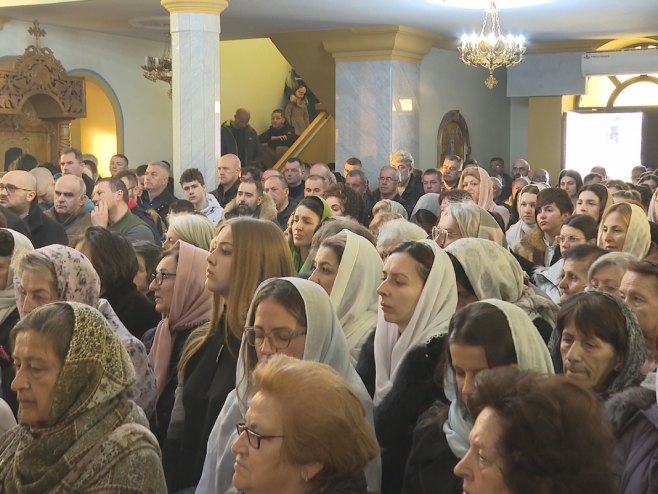 Liturgija u Drakuliću (FOTO: RTRS)