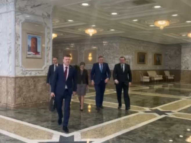Додик у Палати независности у Бјелорусији - Фото: РТРС