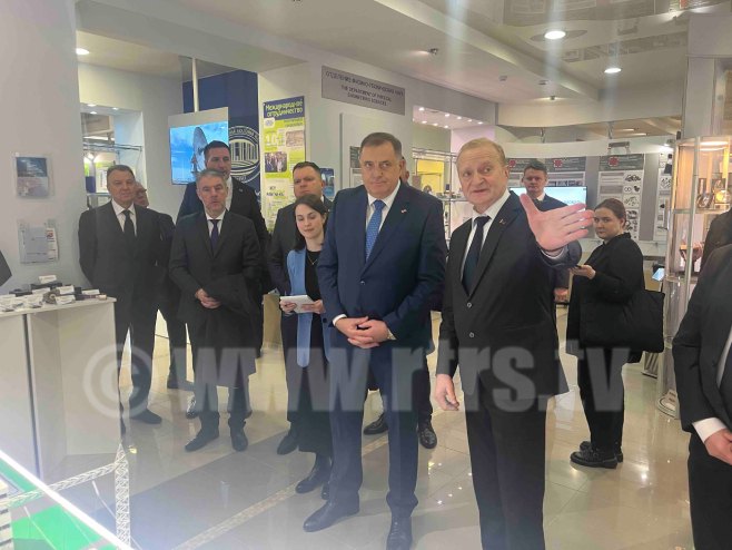 Додик у Академији наука Бјелорусије (Фото: РТРС)