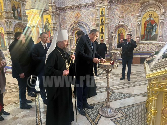 Минск: Додик у Храму Свих Светих Минск: Додик у Храму Свих Светих - Фото: РТРС