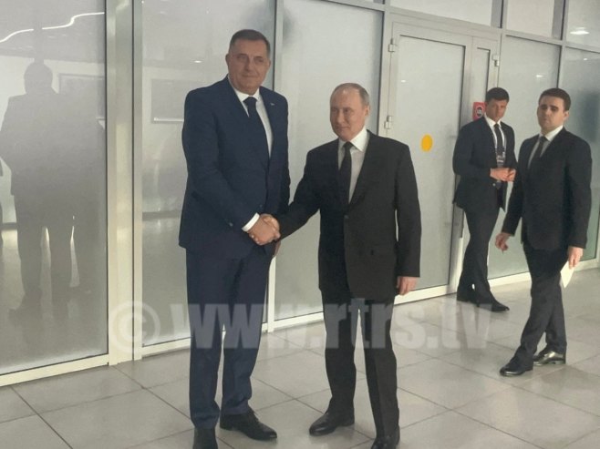 Dodik i Putin (Foto: RTRS)