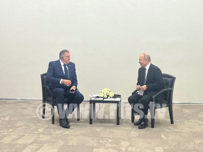 Милорад Додик и Владимир Путин Милорад Додик и Владимир Путин - Фото: РТРС