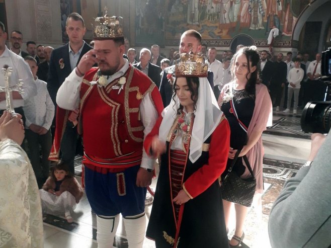 Вјенчање Мадлен и Стефана - Фото: РТРС