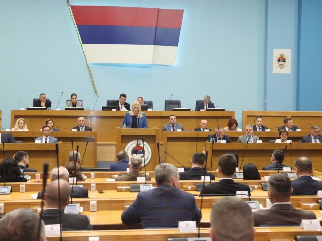 Жељка Цвијановић у НСРС Жељка Цвијановић у НСРС - Фото: predsjednikrs.rs/Borislav Zdrinja