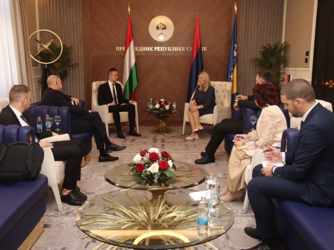 Цвијановић и Сијарто у Бањалуци - Фото: predsjednikrs.rs/Borislav Zdrinja