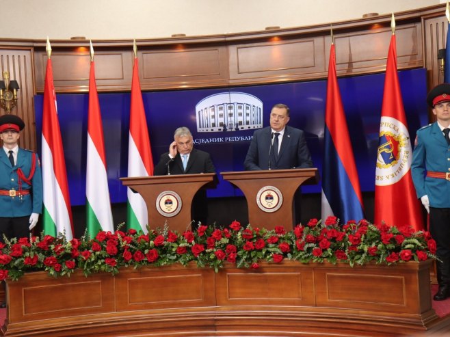 Додик и Орбан - Фото: predsjednikrs.rs/Borislav Zdrinja