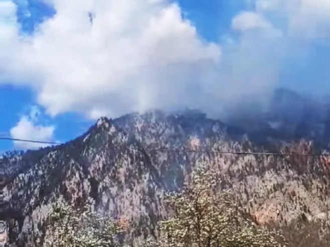 Пожар на Дурмитору (Фото: Screenshot/nationalparksofmontenegro/Instagram) - 