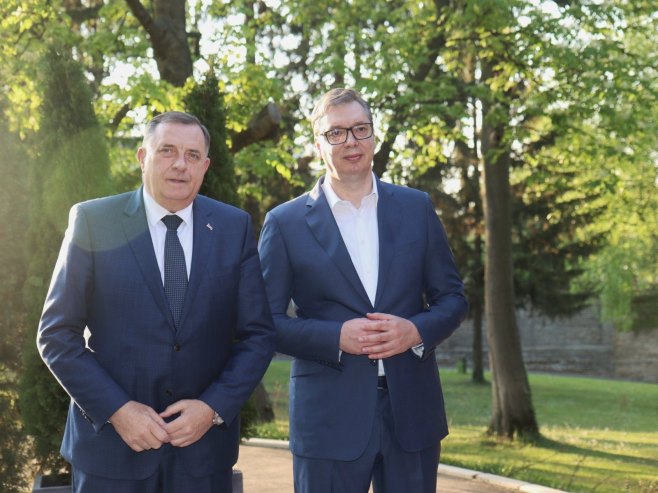Милорад Додик и Александар Вучић Милорад Додик и Александар Вучић - Фото: predsjednikrs.rs/Borislav Zdrinja