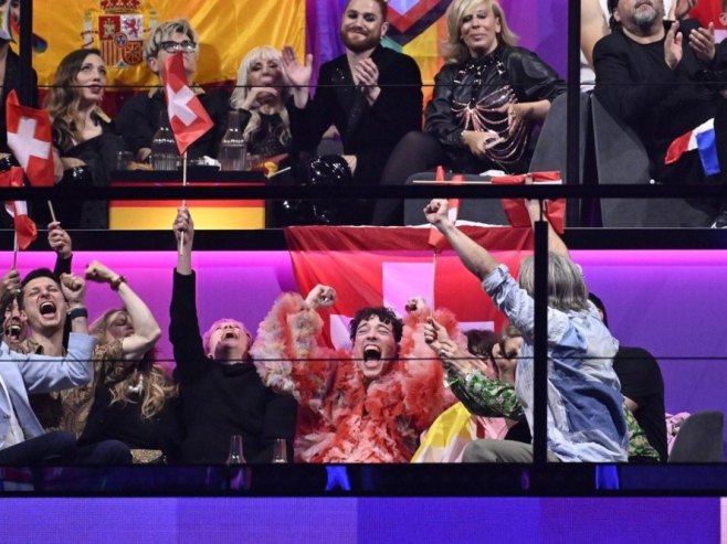 Швајцарска побједник Евросонга (Фото: EPA-EFE/JESSICA GOW SWEDEN OUT) - 