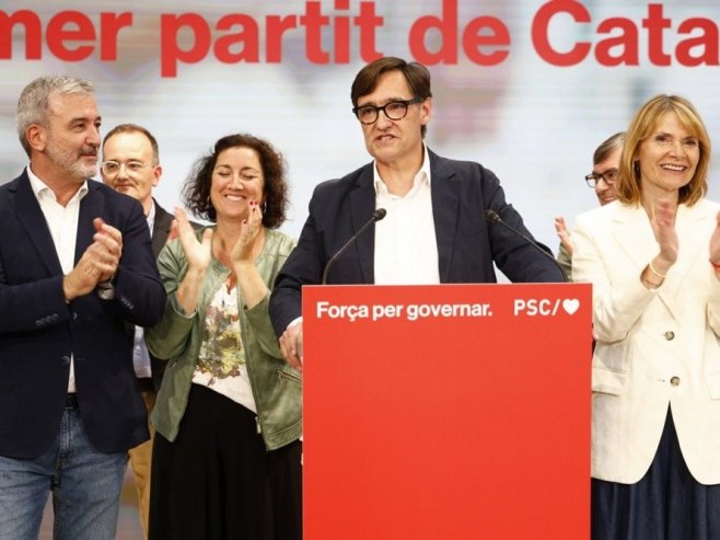 Побједа социјалиста на изборима у Каталонији (Фото:  EPA-EFE/Quique Garcia) - 