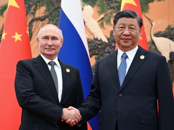 Владимир Путин и Си Ђипинг (Фото: EPA-EFE/SERGEY GUNEEV /SPUTNIK/KREMLIN POOL MANDATORY CREDIT) Владимир Путин и Си Ђипинг (Фото: EPA-EFE/SERGEY GUNEEV /SPUTNIK/KREMLIN POOL MANDATORY CREDIT) -