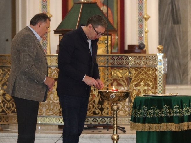 Милорад Додик и Александар Вучић Милорад Додик и Александар Вучић - Фото: predsjednikrs.rs/Borislav Zdrinja