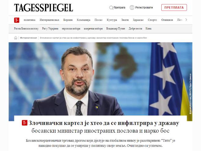 Нјемачки лист о Конаковићу Нјемачки лист о Конаковићу - Фото: Screenshot