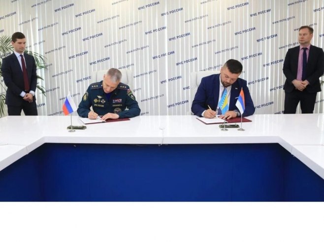 Потписан меморандум о сарадњи у области спречавања и отклањања посљедица ванредних ситуација (фото: ruczrs.org) - Фото: Уступљена фотографија