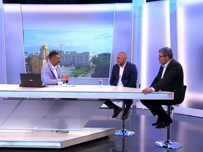 Данијел Егић и Немања Старовић гости Јутарњег програма - Фото: РТРС