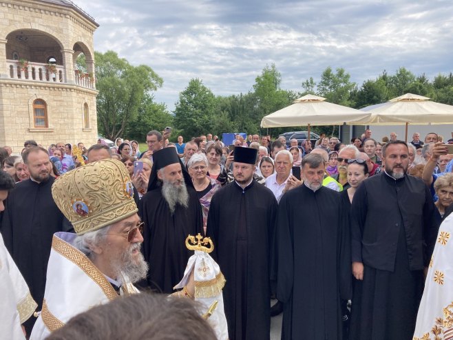 У манастиру Милошевац велико народно-литургијско сабрање (Фото: РТРС)