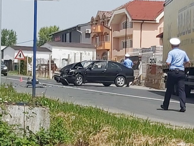 Саобраћајна незгода у Бањалуци - Фото: РТРС