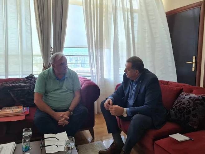 Dodik i Umičević - Foto: RTRS
