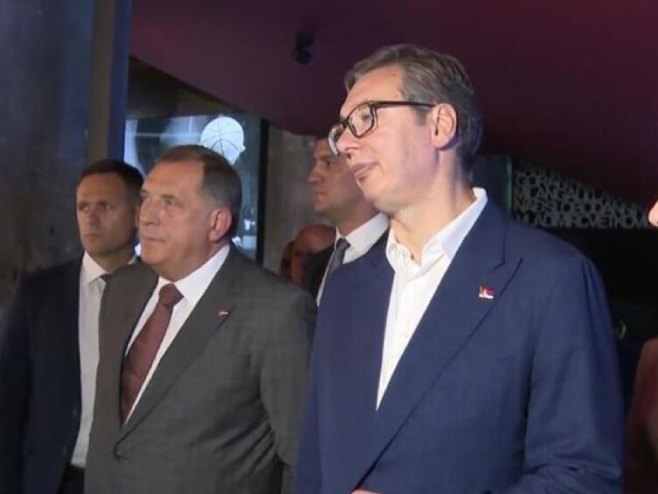 Додик и Вучић у Паризу на отварању "Српске куће" (Фото: x.com/MiloradDodik) Додик и Вучић у Паризу на отварању "Српске куће" (Фото: x.com/MiloradDodik) -