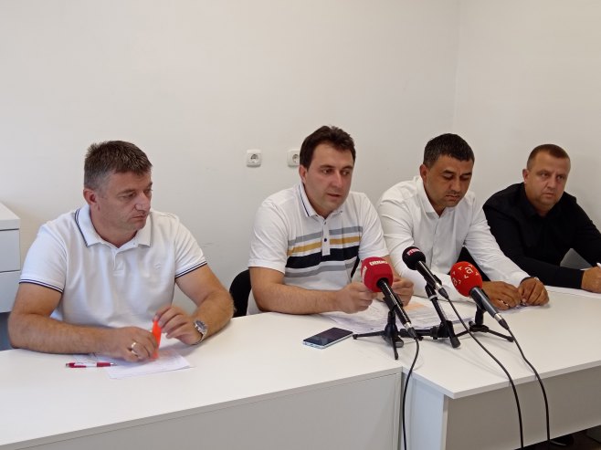 Страхиња Башевић, конференција за новинаре Страхиња Башевић, конференција за новинаре - Фото: СРНА