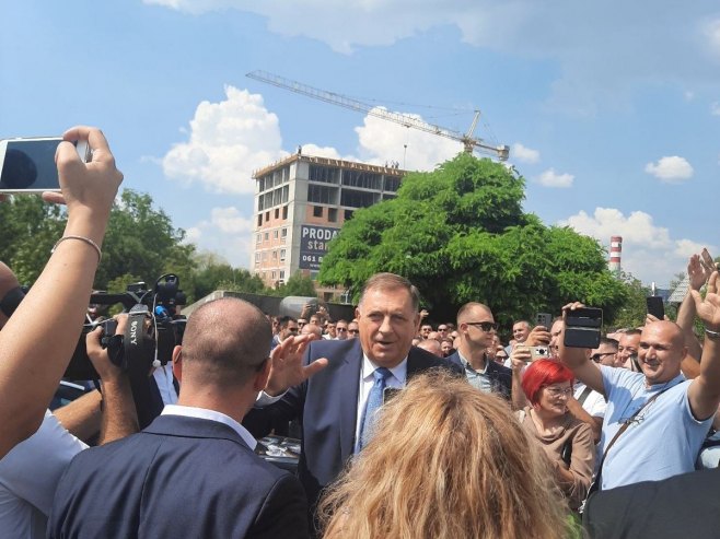 Додик испред Суда БиХ - Фото: РТРС