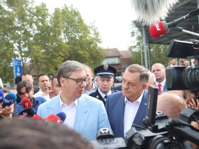 Вучић и Додик у Малом Зворнику Вучић и Додик у Малом Зворнику - Фото: predsjednikrs.rs/Borislav Zdrinja