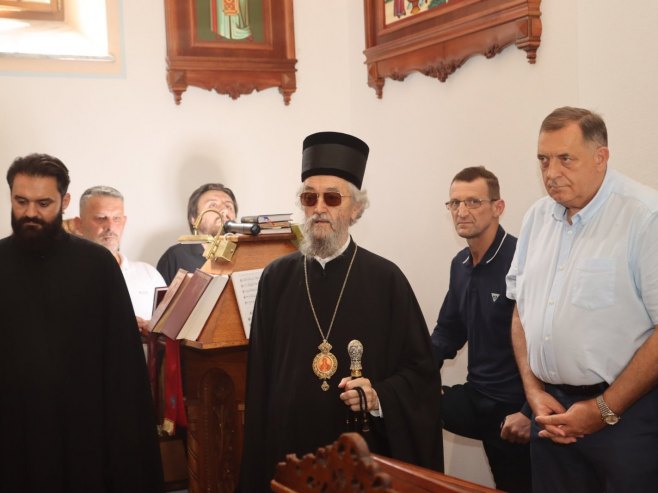 Додик у манастиру Ступље Додик у манастиру Ступље - Фото: predsjednikrs.rs/Borislav Zdrinja