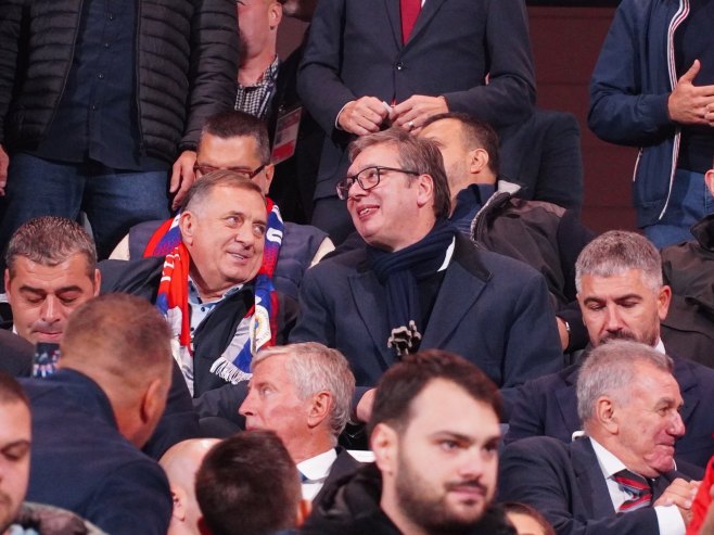 Милорад Додик и Александар Вучић (Фото: TANJUG/ VLADIMIR ŠPORČIĆ/ bs) Милорад Додик и Александар Вучић (Фото: TANJUG/ VLADIMIR ŠPORČIĆ/ bs) -