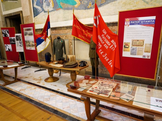 Отварање изложбе "Војна дипломатија на путу ка слободи" (Фото: TANJUG/ JADRANKA ILIĆ) 