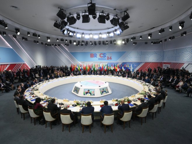 Пленарна сједница-Брикс (Фото: Алексей Даничев/Фотохост-агентство brics-russia2024.ru) Пленарна сједница-Брикс (Фото: Алексей Даничев/Фотохост-агентство brics-russia2024.ru) -