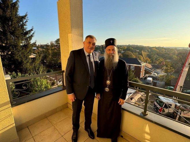 Милорад Додик и патријарх Порфирије (фото: x.com/MiloradDodik) Милорад Додик и патријарх Порфирије (фото: x.com/MiloradDodik) -