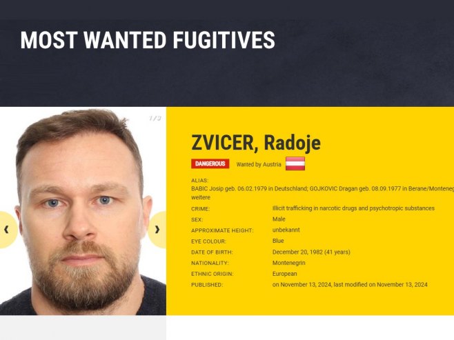 Радоје Звицер (ФОТО: eumostwanted.eu) - 