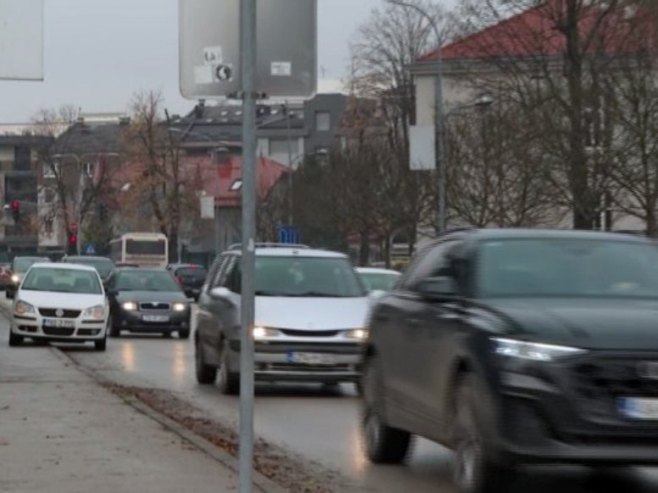 Gužve u Banjaluci (Foto: RTRS)