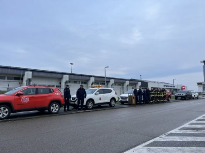 Civilna zaštita na Aerodromu (Foto: RTRS)