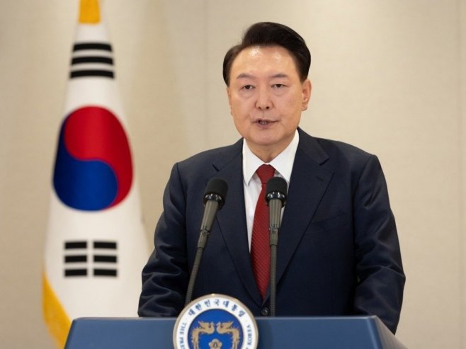 Јун Сук-јеол (Фото: EPA//ROK PRESIDENTIAL OFFICE / HANDOUT SOUTH KOREA) Јун Сук-јеол (Фото: EPA//ROK PRESIDENTIAL OFFICE / HANDOUT SOUTH KOREA) -