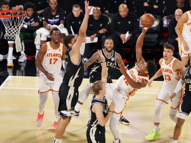 НБА меч, Атланта - Милвоки (фото: EPA-EFE/RONDA CHURCHILL SHUTTERSTOCK OUT) - 