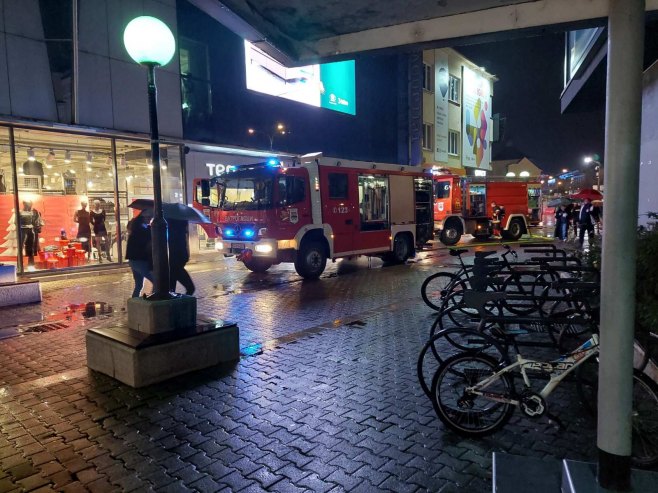 Požar u centru Banjaluke (Foto: RTRS)