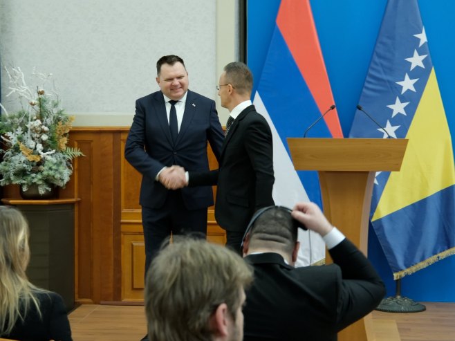Састанак, Жељко Будимир и Петер Сијарто Састанак, Жељко Будимир и Петер Сијарто - Фото: СРНА