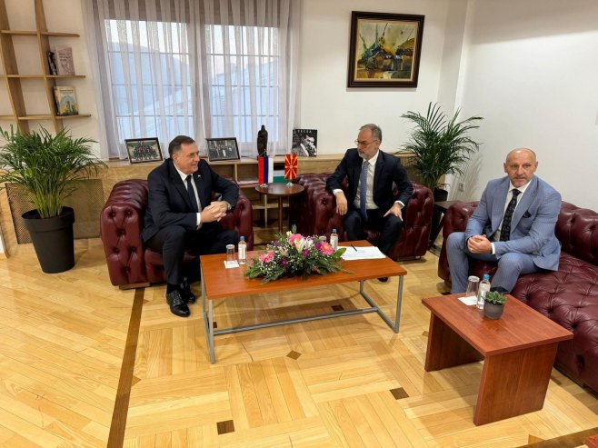 Милорад Додик у Сјеверној Македонији (фото: x.com/snsddodik) - 