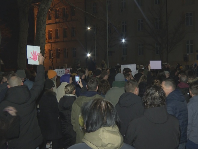 Протести на Унивезитету у Бањалуци Протести на Унивезитету у Бањалуци - Фото: РТРС