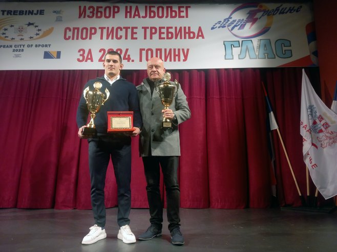 Божидар Вучуревић најбољи спортиста Требиња Божидар Вучуревић најбољи спортиста Требиња - Фото: СРНА