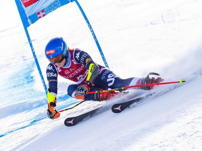 Микаела Шифрин (Фото:  EPA-EFE/ANDREA SOLERO) - 